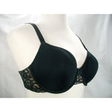 Wacoal 853166 All Dressed Up Contour Lace Trimmed Underwire Bra 32DD Black - Better Bath and Beauty