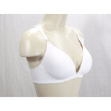 Warners 1012 Elements Of Bliss Front Close Racerback Wire Free Bra 36B White NWT - Better Bath and Beauty