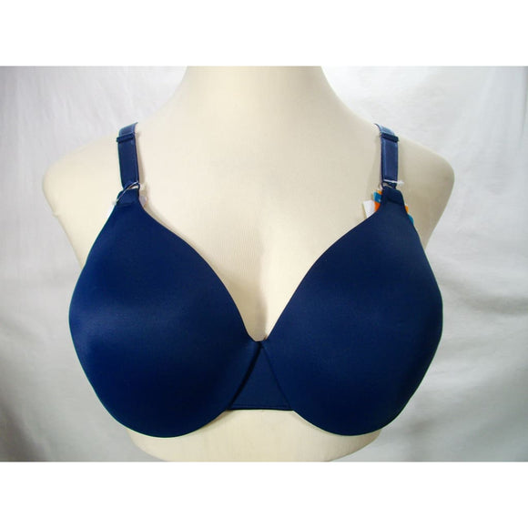 Warner's 1593 This is Not a Bra Full Coverage Underwire Bra 36DD Navy Blue NWT - Better Bath and Beauty