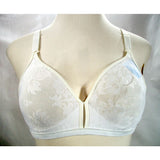 Warner's 2005 French Bouquet Unlined Semi Sheer Wire Free Bra 36B White NWT - Better Bath and Beauty