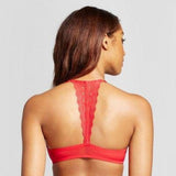 Xhilaration Front Close Lace T-Back Push-Up Plunge Bra 32A Underwire Cupid Red NWT - Better Bath and Beauty