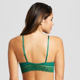 Xhilaration Long Line Wire Free Bralette XS X-SMALL Green Reflection NWT - Better Bath and Beauty