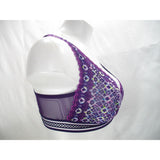 Xhilaration Multi Lace High Apex Wire Free Bra Bralette MEDIUM Purple Crest - Better Bath and Beauty