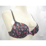 Xhilaration T-Shirt Push-Up Underwire Bra 32AA Gray Floral Ditsy NWT - Better Bath and Beauty
