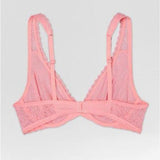 Xhilaration Unlined Lace Underwire Bra 32B Pink - Better Bath and Beauty