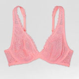 Xhilaration Unlined Lace Underwire Bra 32B Pink - Better Bath and Beauty